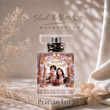 Load image into Gallery viewer, Personalised 50mL Photo Perfume Gift Box | Birthday &amp; Anniversary
